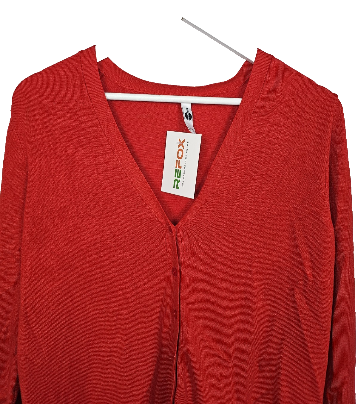 EK7688 Damen-Strickjacke von everme, Rot, Gr. S1