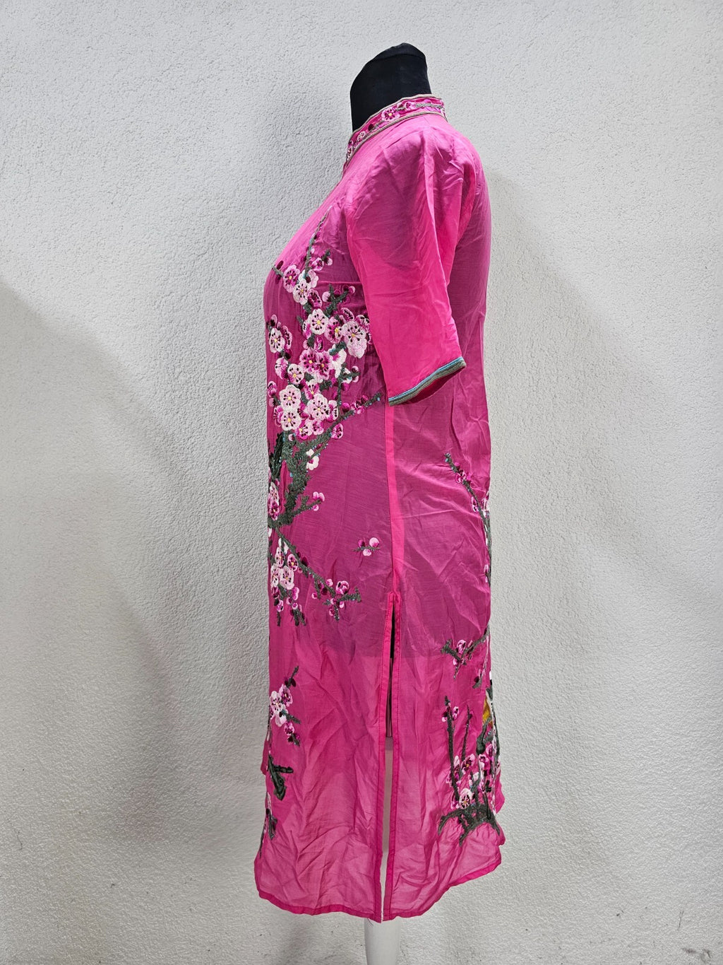 EK6326 Damen Kimono von Monica Quen, pink, Gr. L3