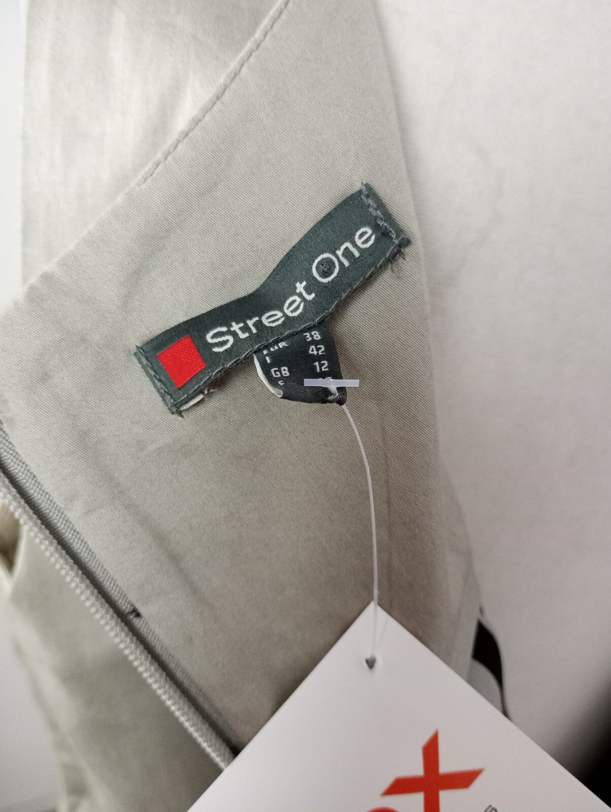 EK3537 Damen Kleid von Street One, grau/schwarz, Gr. 385