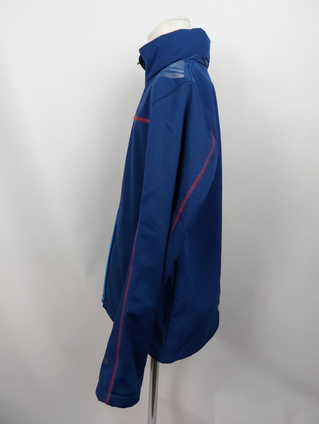 EK5017 Kinder Softshelljacke von Crane, blau/rot, Gr. 158/1645