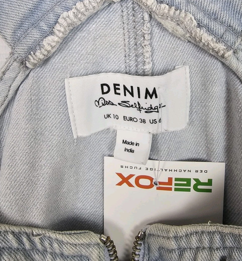 EK10763 Damen Jumpsuit Denim Gr.38 Blau1