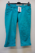 EK2180 Damen Capri Hose von Tom Tailor, türkis, Gr. W280