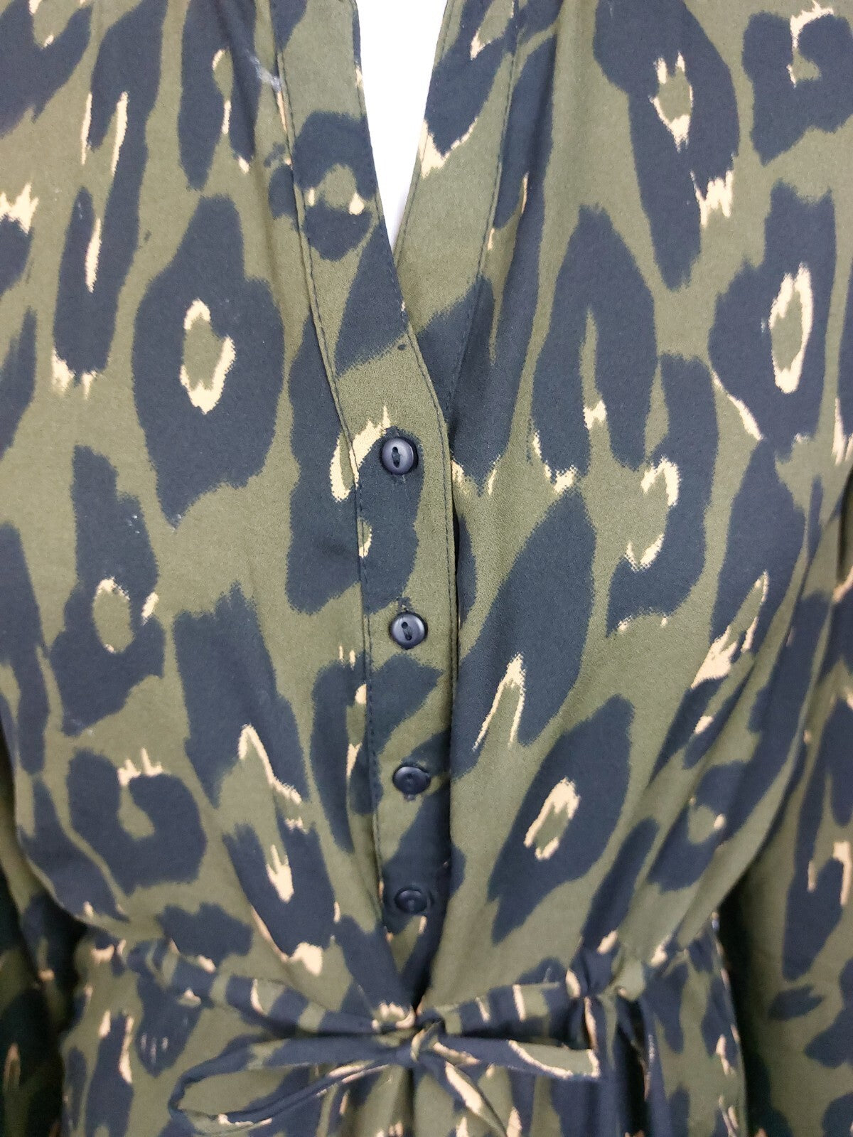 EK5190 Damen Kleid von Only, grün/schwarz, Gr. XS2