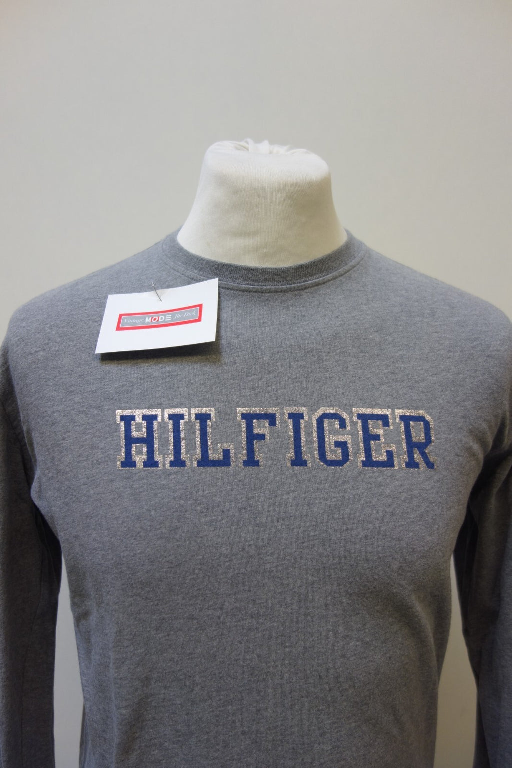 EK3458 Kinder Langarmshirt von Tommy Hilfiger, grau, Gr. 16 (176)1