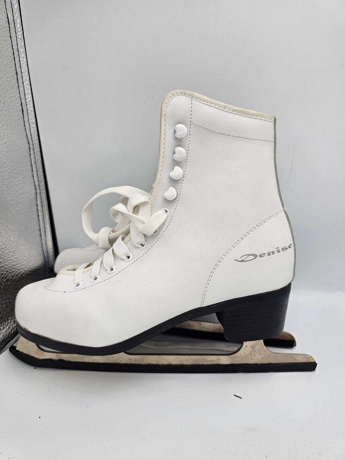 ES0286 Damen Schlittschuhe von Denise, weiß, Gr. 9 1/34