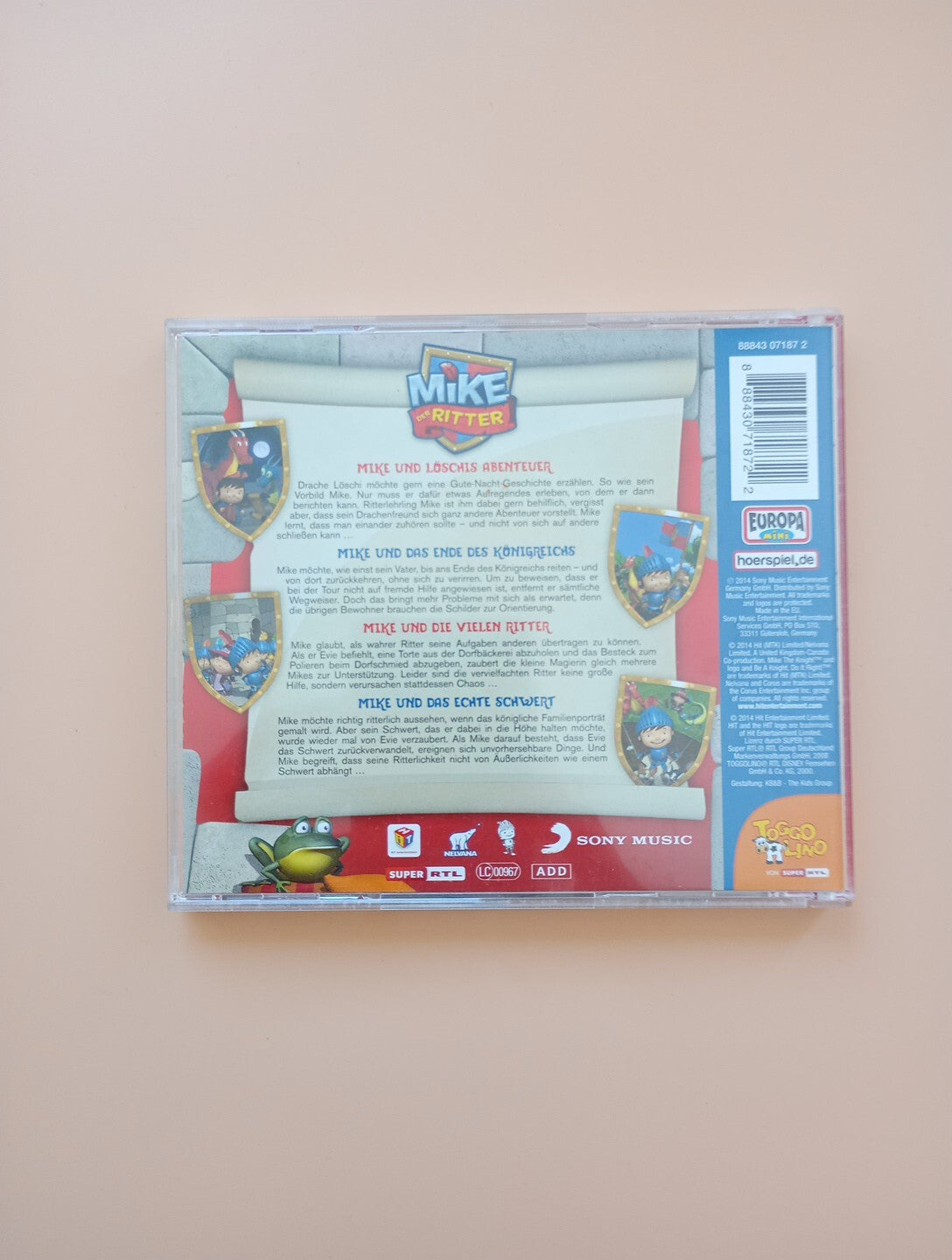 MIKE DER RITTER FOLGE 6 - ... UND LÖSCHIS ABENTEUER CD EUROPA 2014 NEU 4541