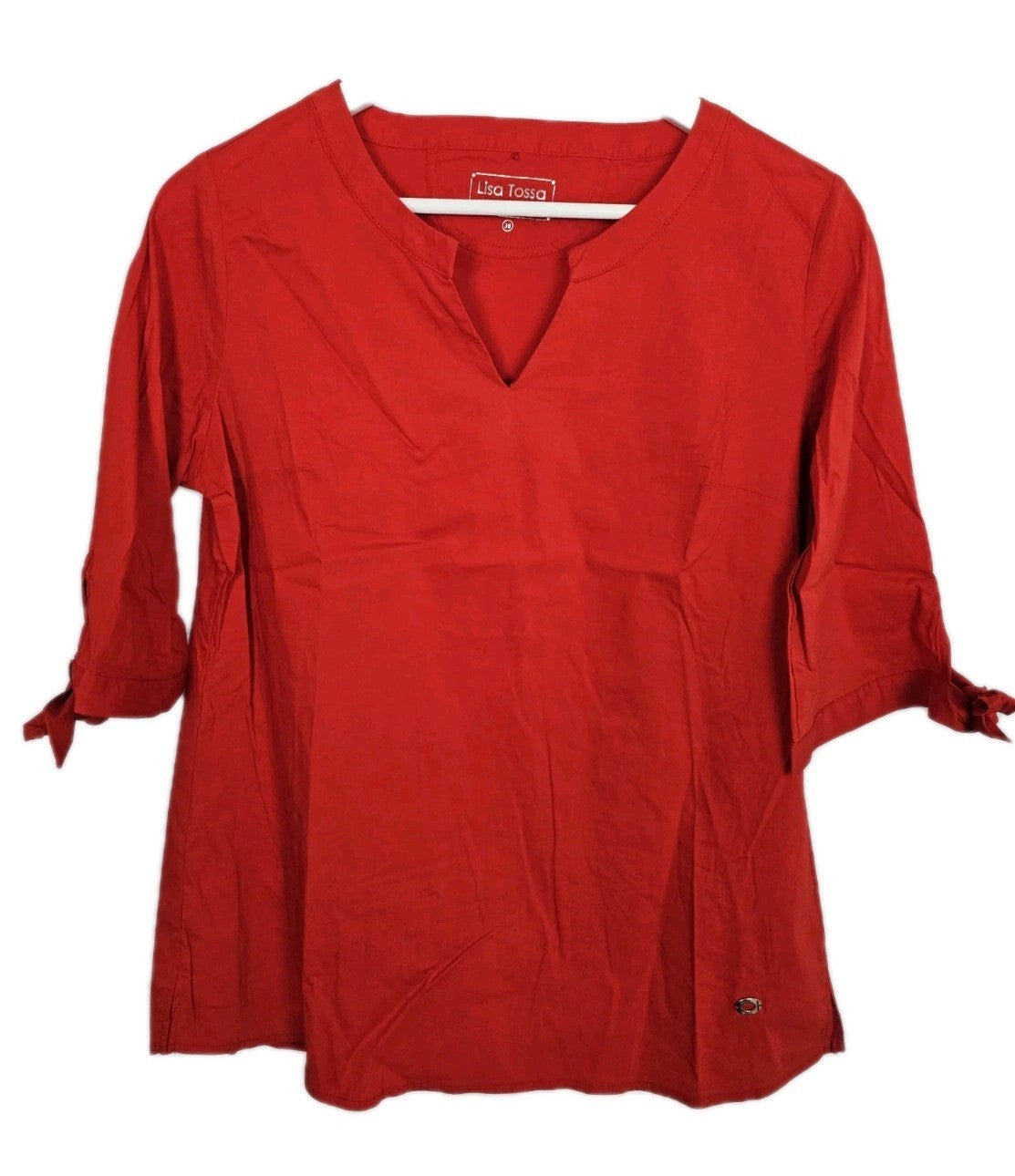 EK9668 Damen Bluse von Lisa Tossa, rot, Gr.380