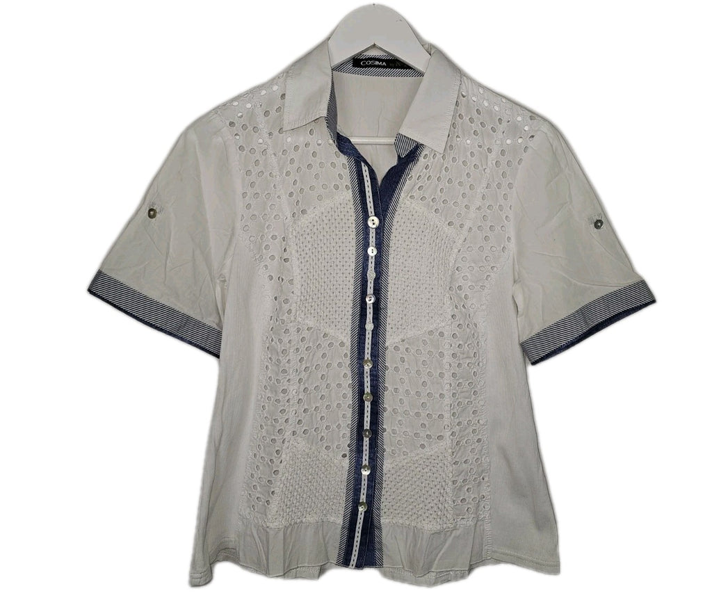 EK10277 Damen Bluse von Cosima, weiß, Gr.380