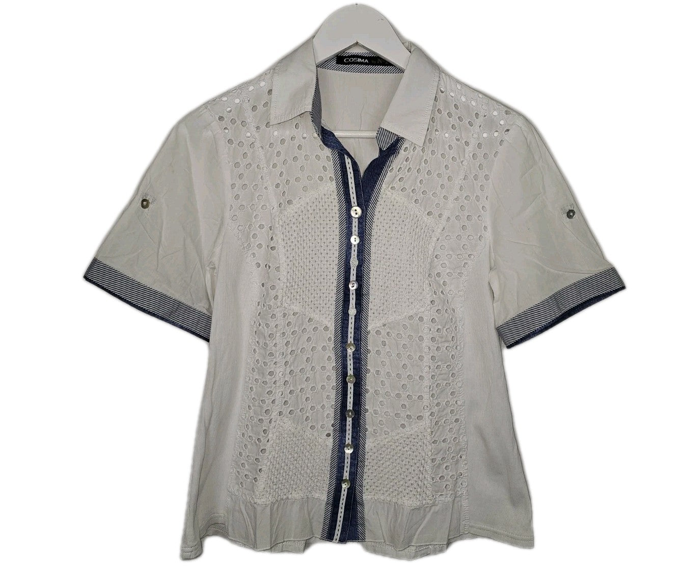 EK10277 Damen Bluse von Cosima, weiß, Gr.380
