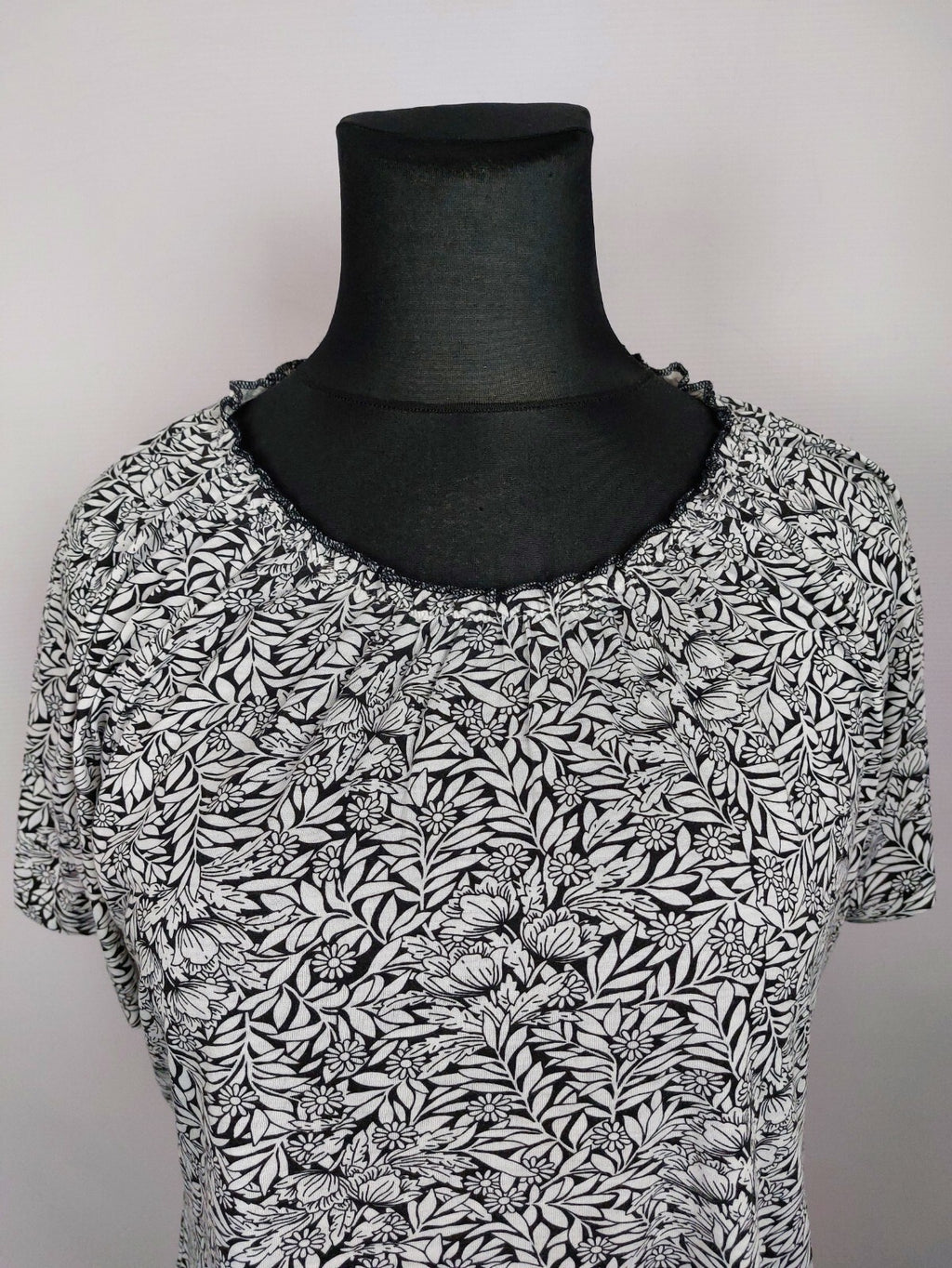 EK5091 Damen Shirt von Gabriella K. schwarz/weiß, Gr. 461