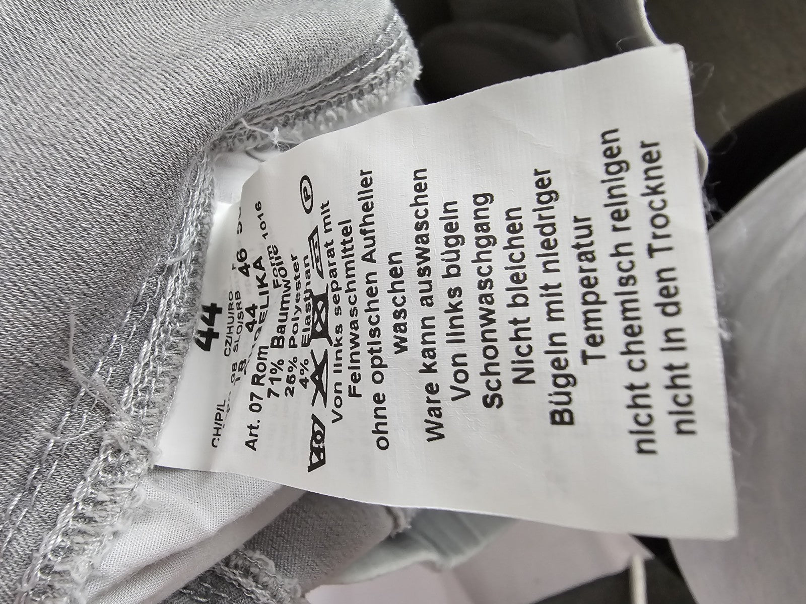 EK9683 Damen Hose, grau, Gr.444