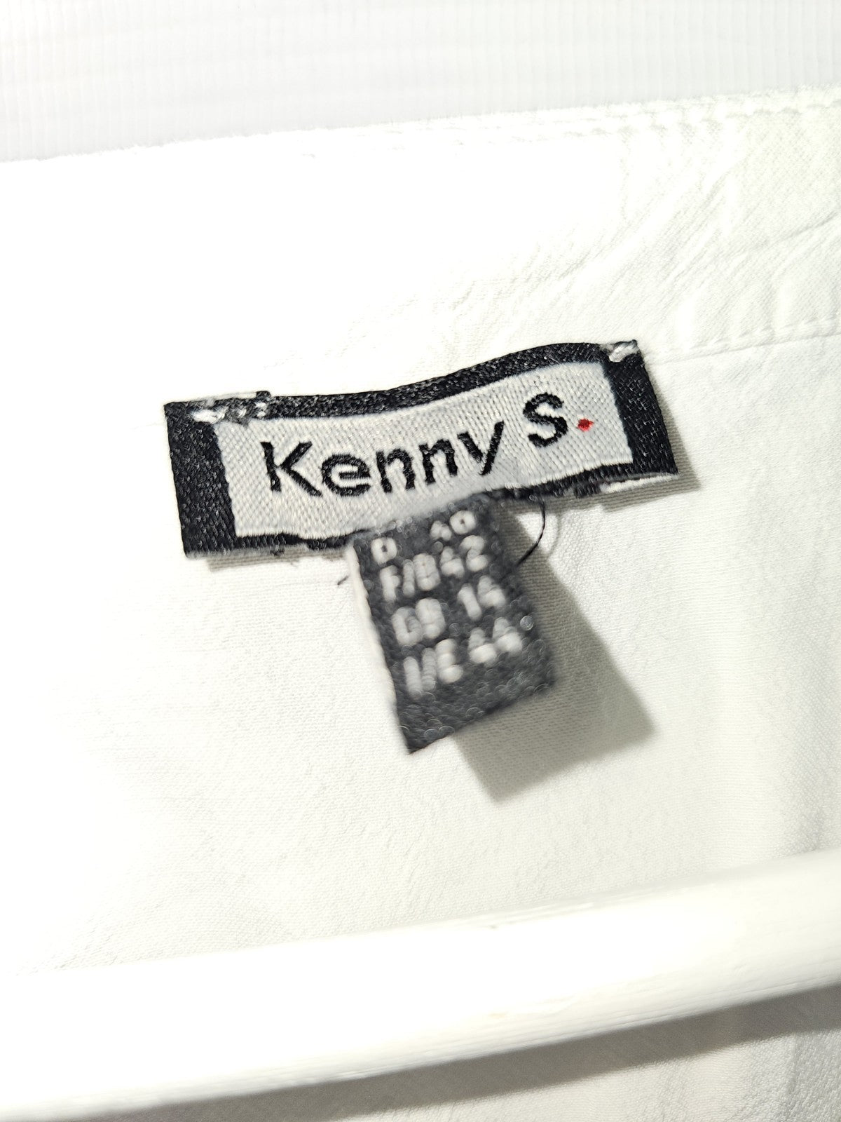EK10001 Damen Bluse von Kenny S., Weiß, Gr. 406