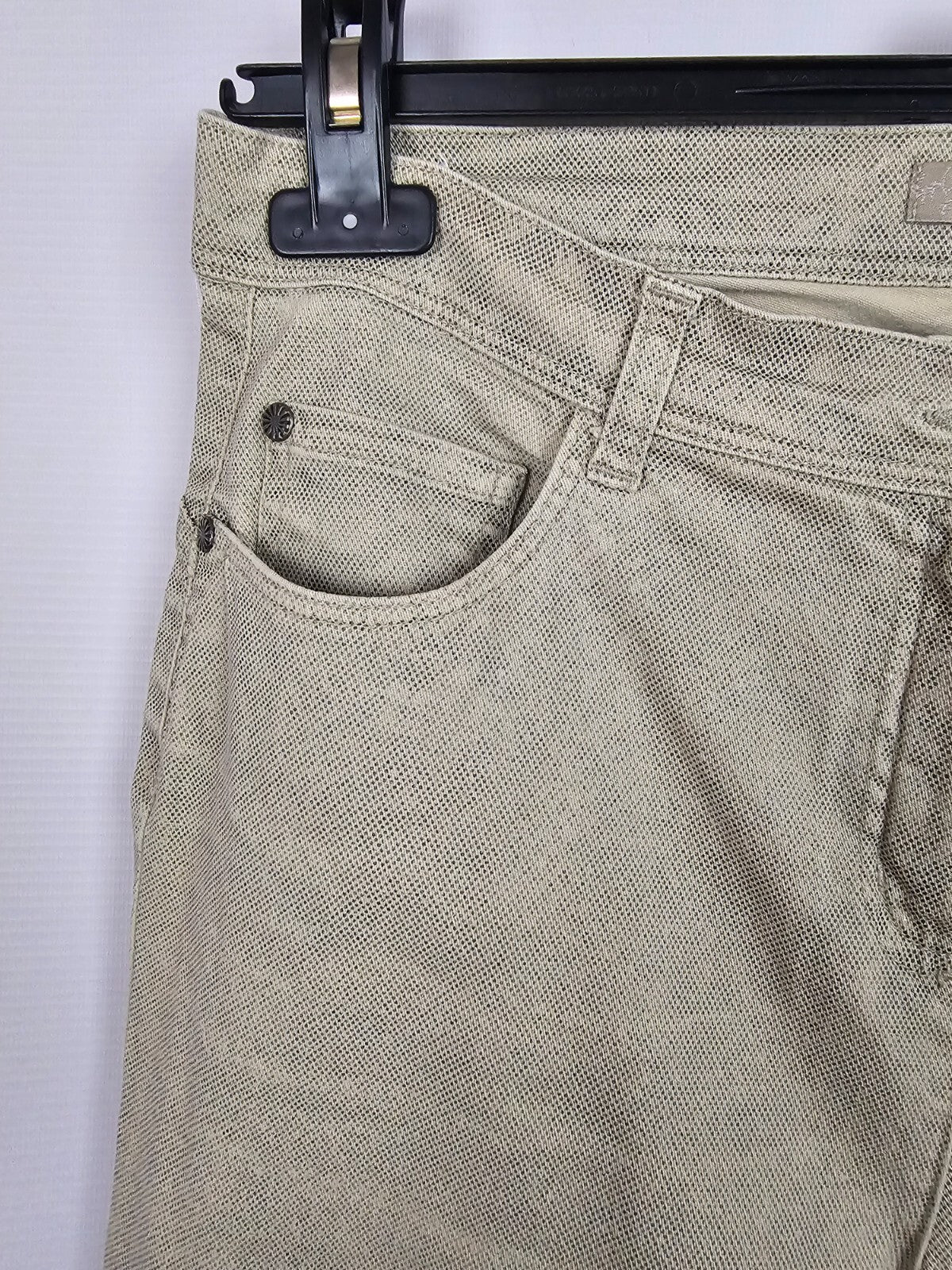 EK5456 Damen Hose von dreamSTAR, beige und grau schimmernd, Gr.424