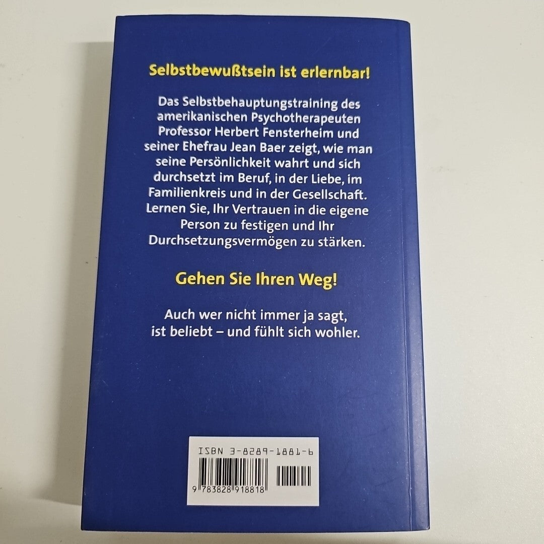 EB2429 Sag nicht ja wenn du nein sagen willst - Herbert Fensterheim - Jean Baer1