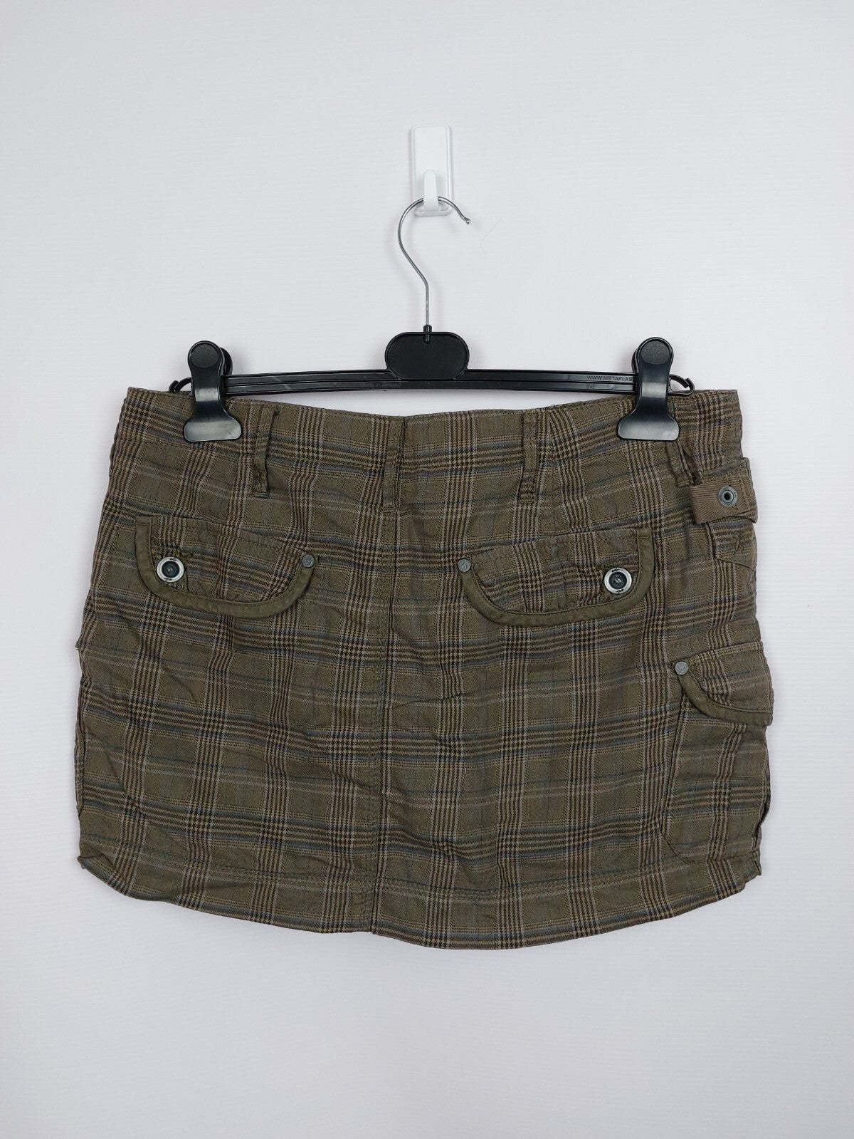 EK4435 Damen Rock von edc by Esprit, braun kariert, Gr. 384