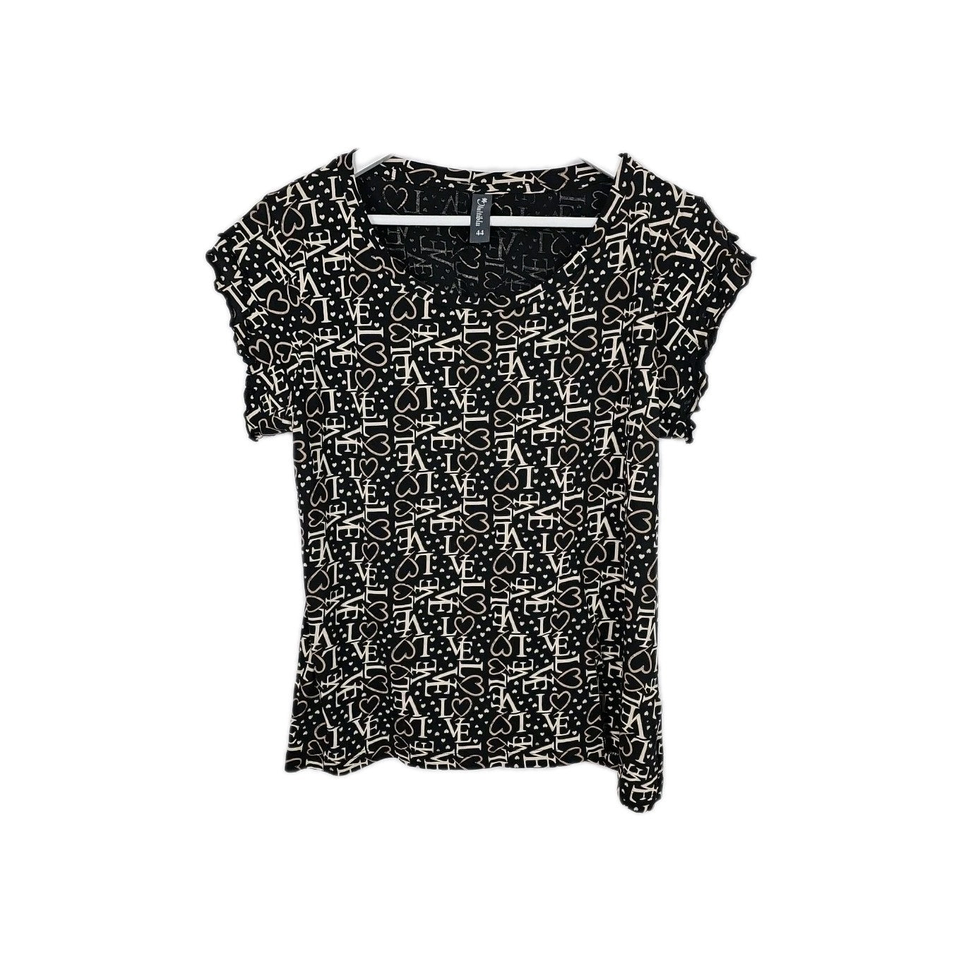 EK10031 Damen T-Shirt Multiblu Gr.44 Schwarz0