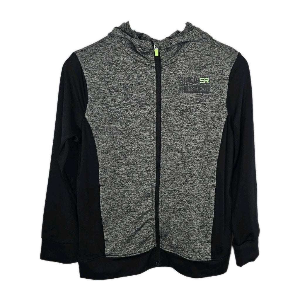 EK9001 Jungen Jacke von Yigga, grau-schwarz, Gr.146/1520