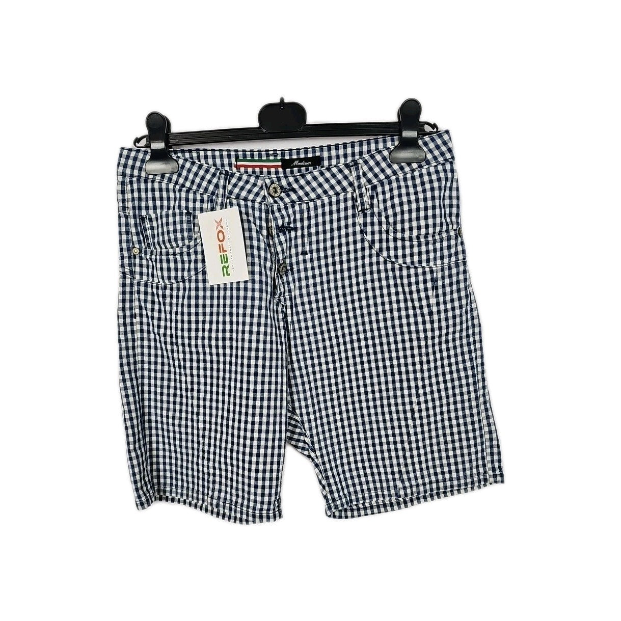 EK9839 Damen Hose Medium Gr.M Blau Karriert0