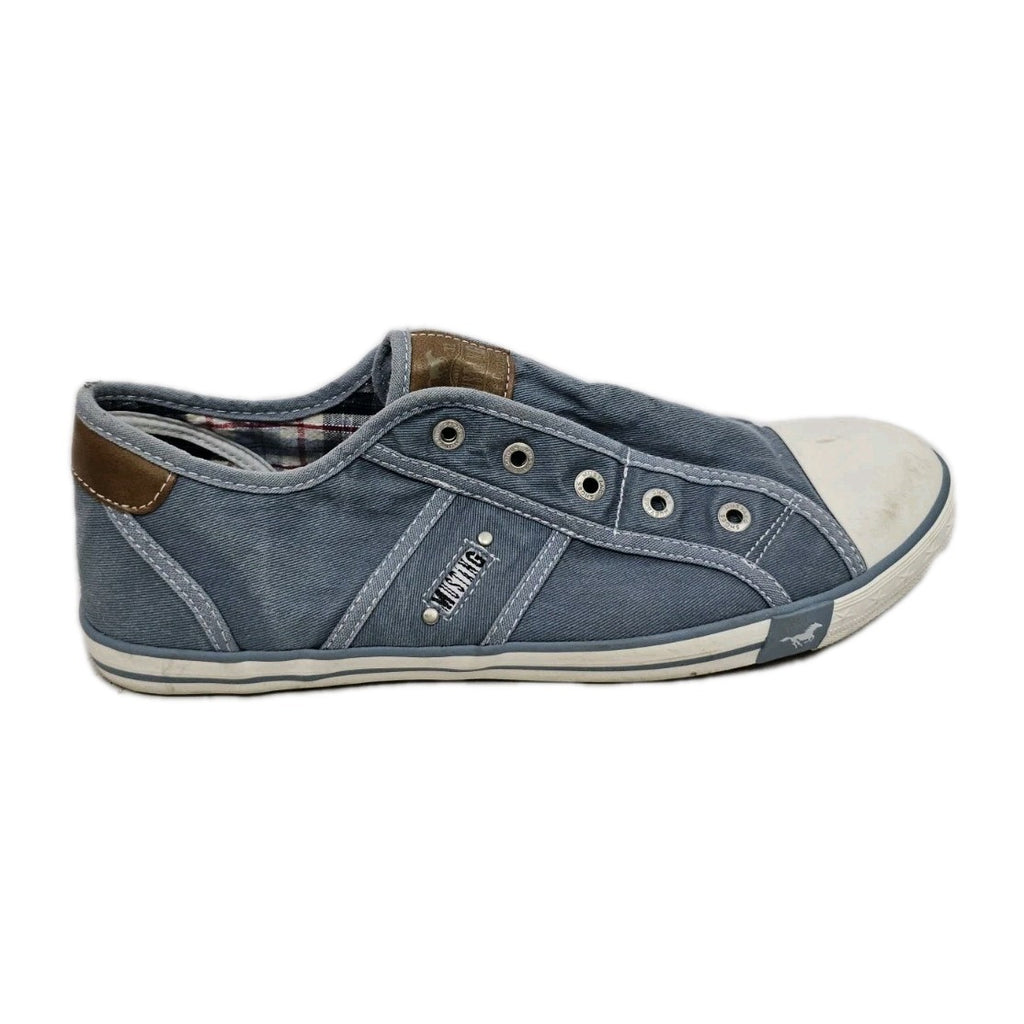 ES877 Herren Halbschuhe von Mustang, Blau, Gr. 414