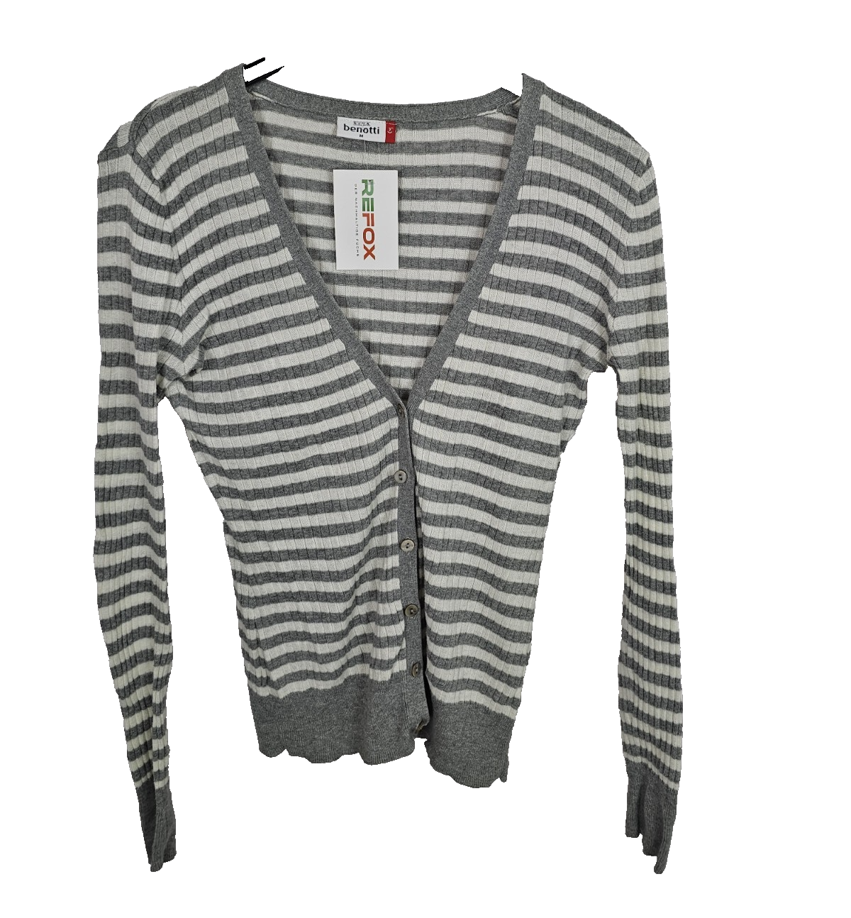 EK8190 Damen Strickjacke von Benotti, Grau, Gr. M0