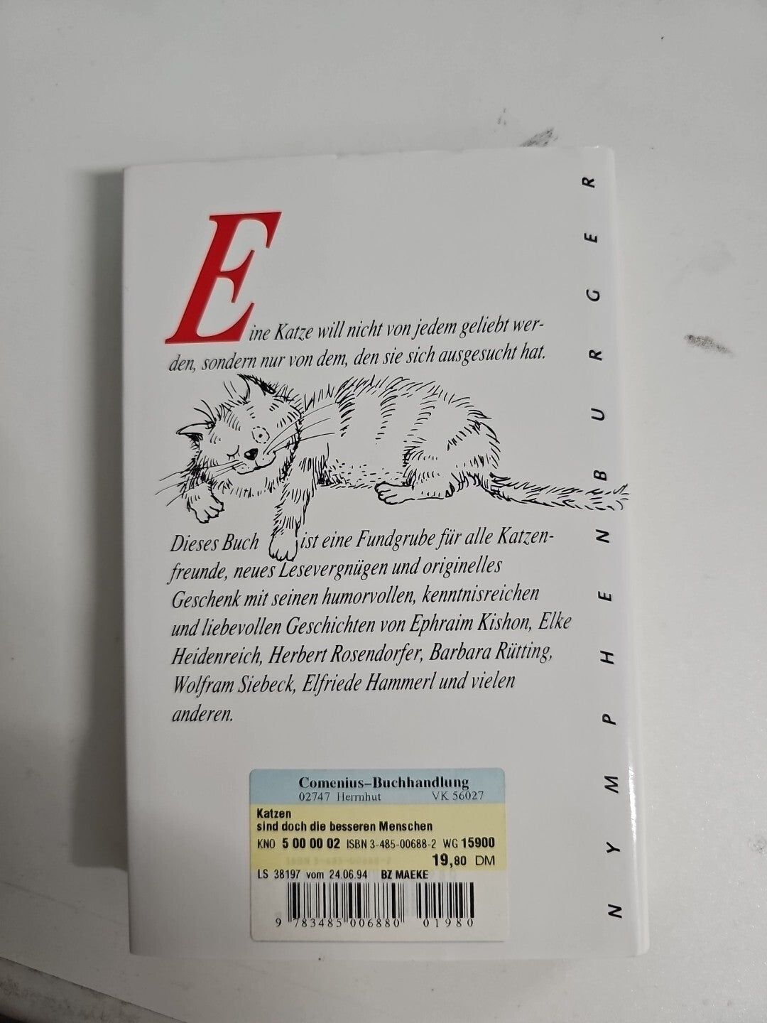 EB998 Katzen sind doch die besseren Menschen,1