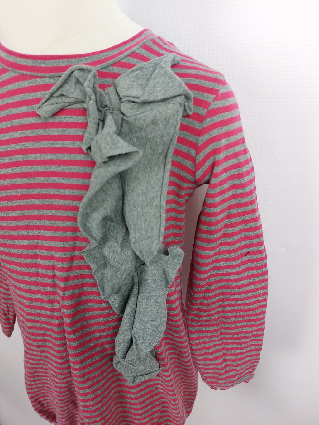 EK4517 Mädchen Pulloverkleid von United Colors of Benetton, pink/grau, Gr. 1101