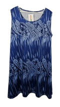 EK4846 Damen Kleid, Blau. Gr. 440