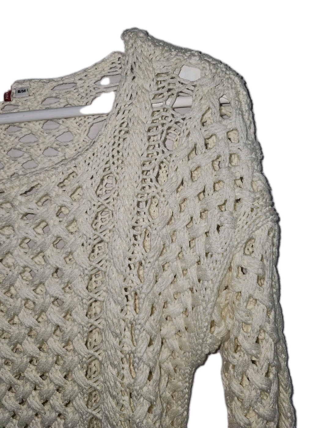 EK10863 Damen Pullover von NKD, Cremeweiß, Gr.S/M2