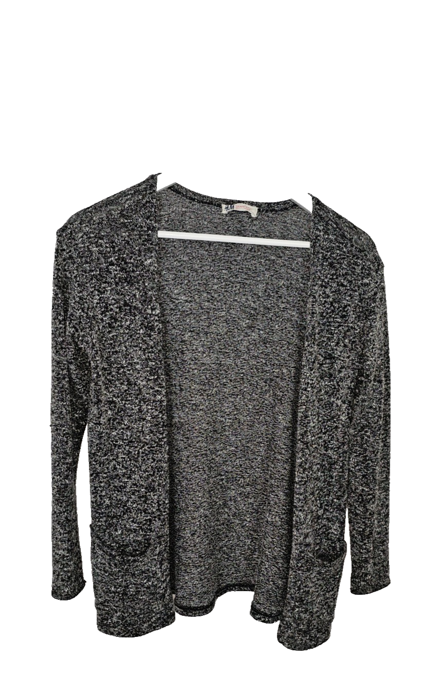 EK7374 Damen Strickjacke von H&M, Grau, Gr.146/1520