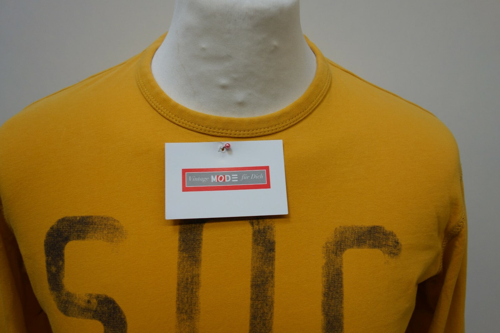 EK1277 Jungen Langarmshirt von s.Oliver, senfgelb, Gr. L1