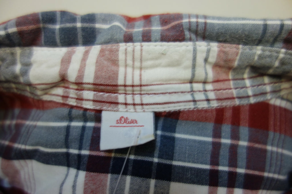 EK0914 Damen Bluse von s.Oliver, kariert, Gr. 406