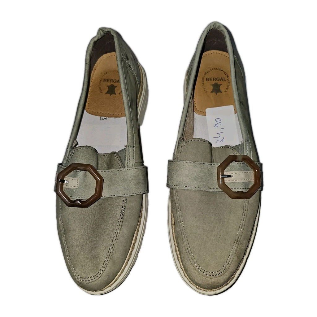 ES779 Damen Slipper von Rieker, grün, Gr.401