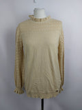 EK2527 Damen Pullover von Himmelblau, beige, Gr.380