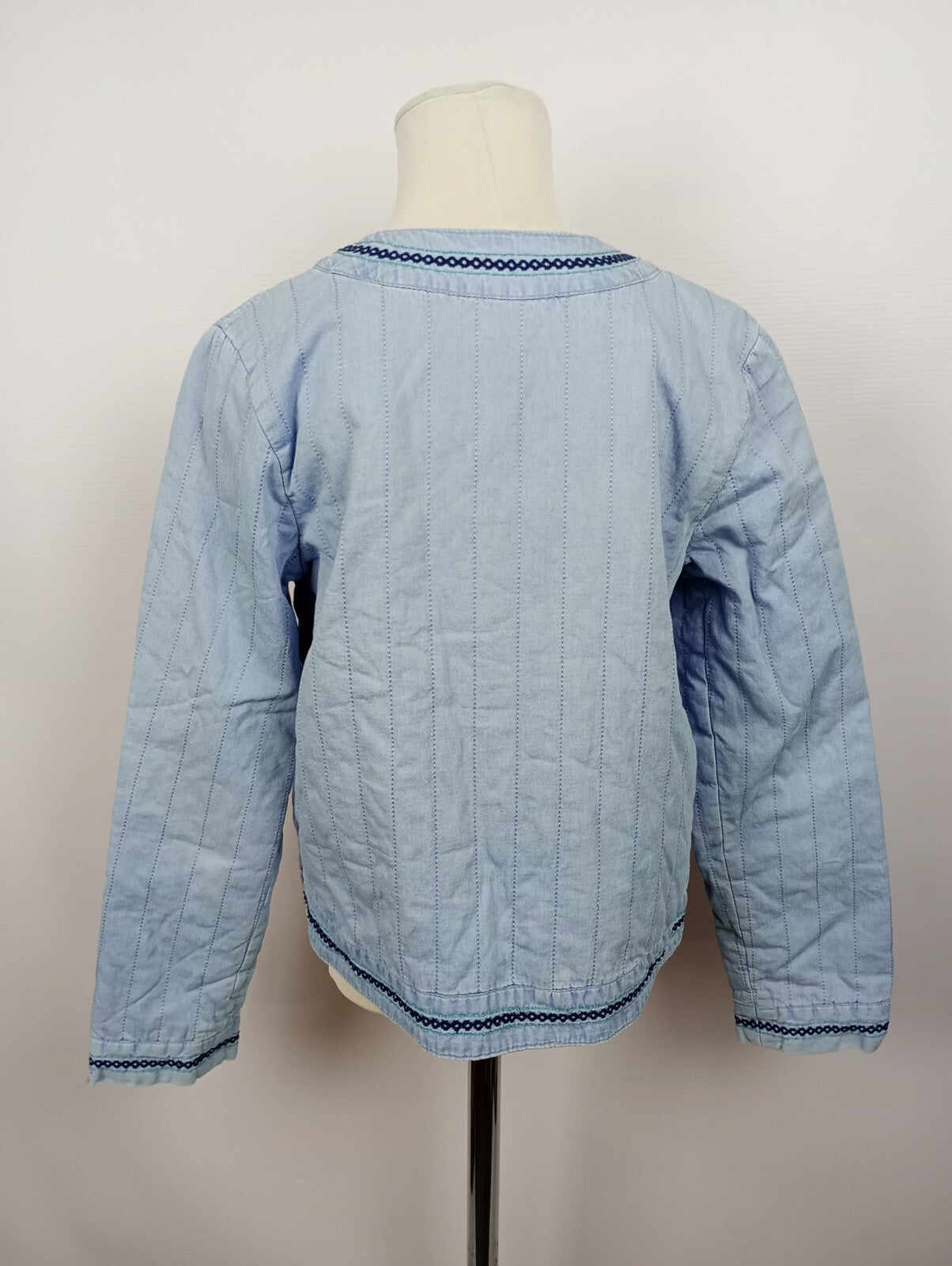 EK0205 Mädchen Jacke von du pareil au même, blau, Gr. 1405