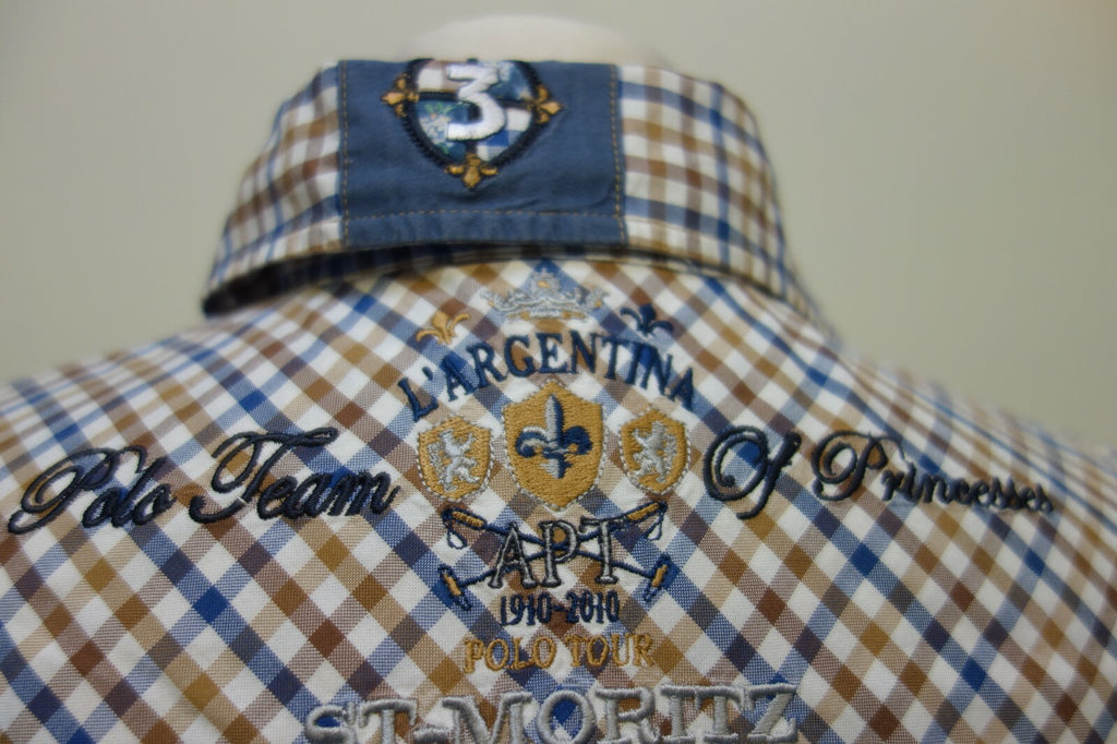 EK0210 Damen Bluse von L´Argentina, kariert, Gr. 385