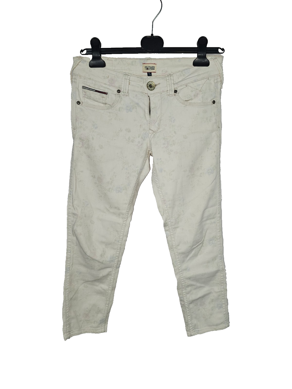 EK9019 Damen Jeans von Tommy Hilfiger, weiß, Gr.28/38 (36/38)0