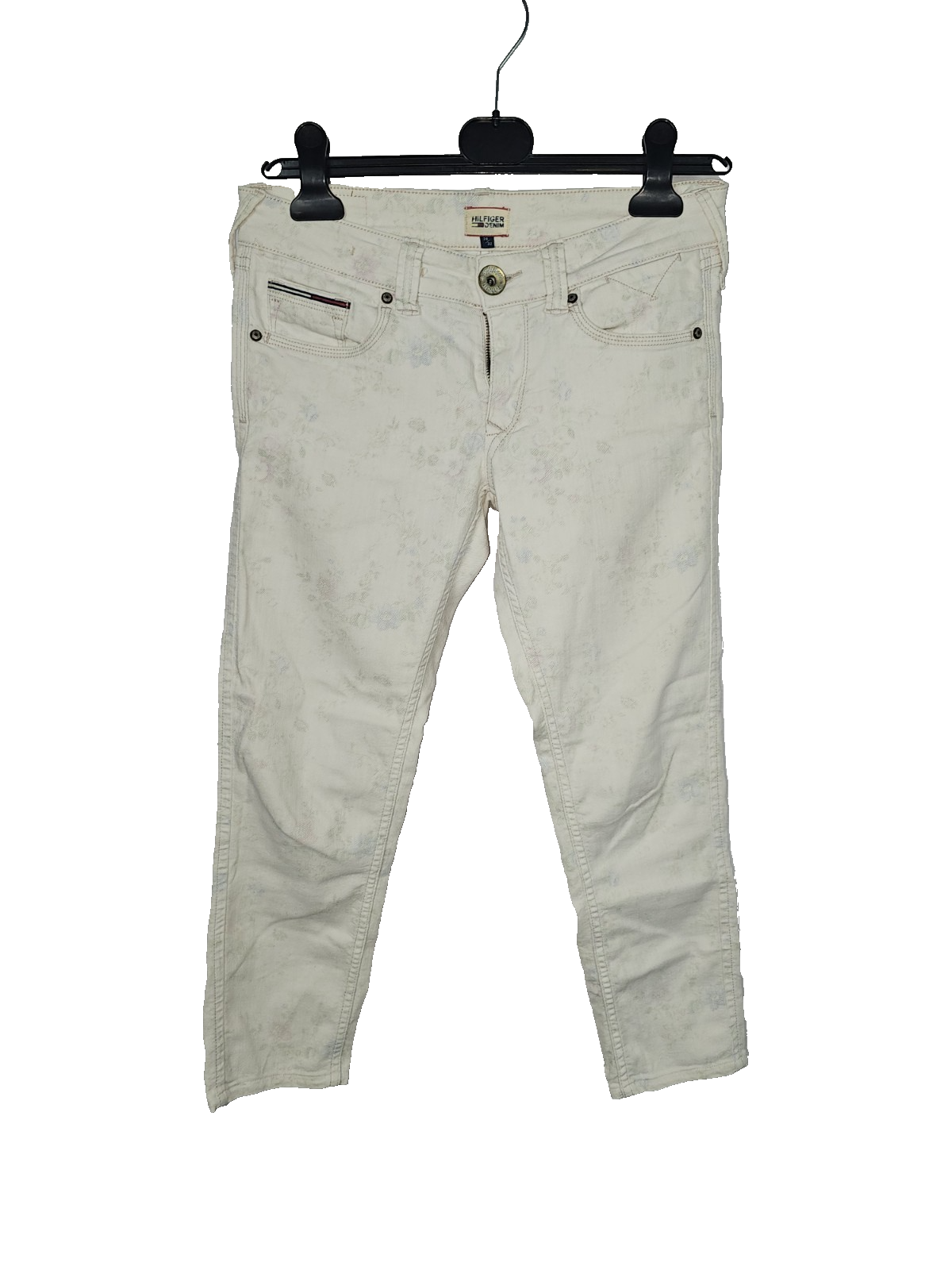 EK9019 Damen Jeans von Tommy Hilfiger, weiß, Gr.28/38 (36/38)0
