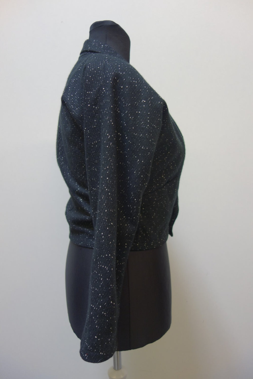 EK0900 Damen Jäckchen von Loretta Margi, schwarz mit weiß, Gr. 384