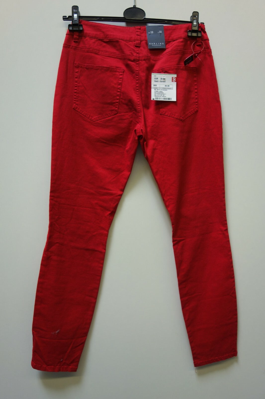 EK0789 Damen Hose von Darling, rot, 38, L305