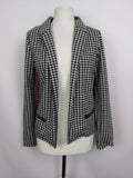 EK4408 Damen Jäckchen von Maison Scotch, schwarz/weiß, Gr. 10