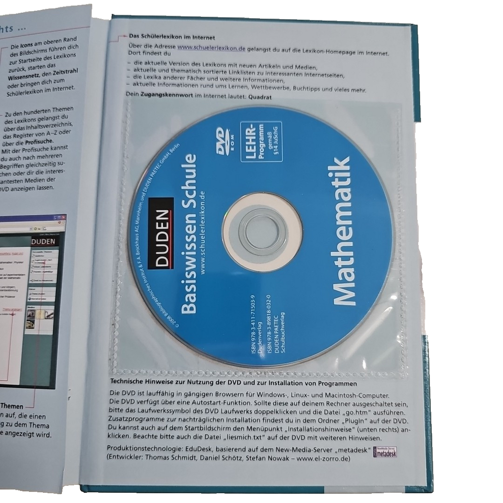 EB2538 Duden Basiswissen Mathematik: 5. bis 10. Klasse Buch2