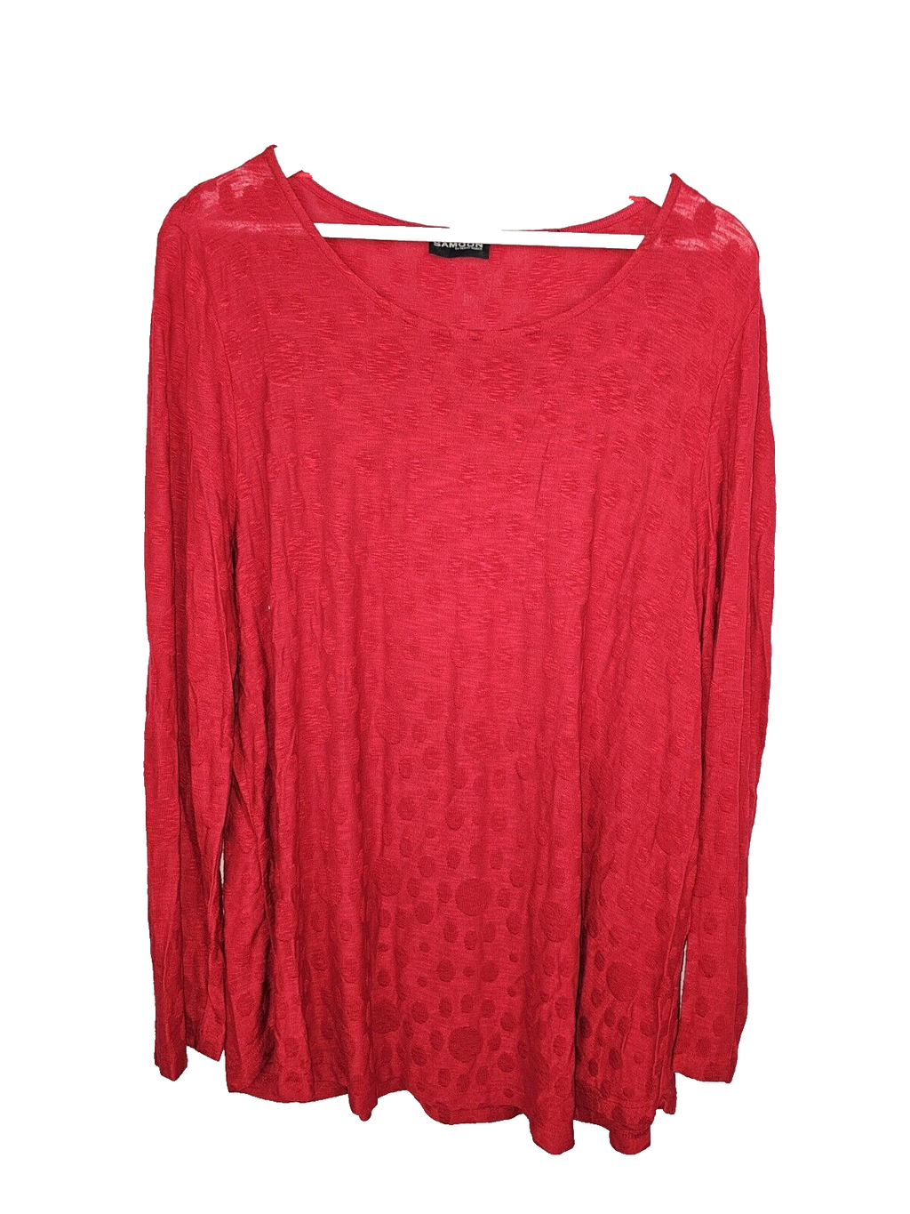 EK3615 Damen Pullover von Samoon, Rot, Gr.460