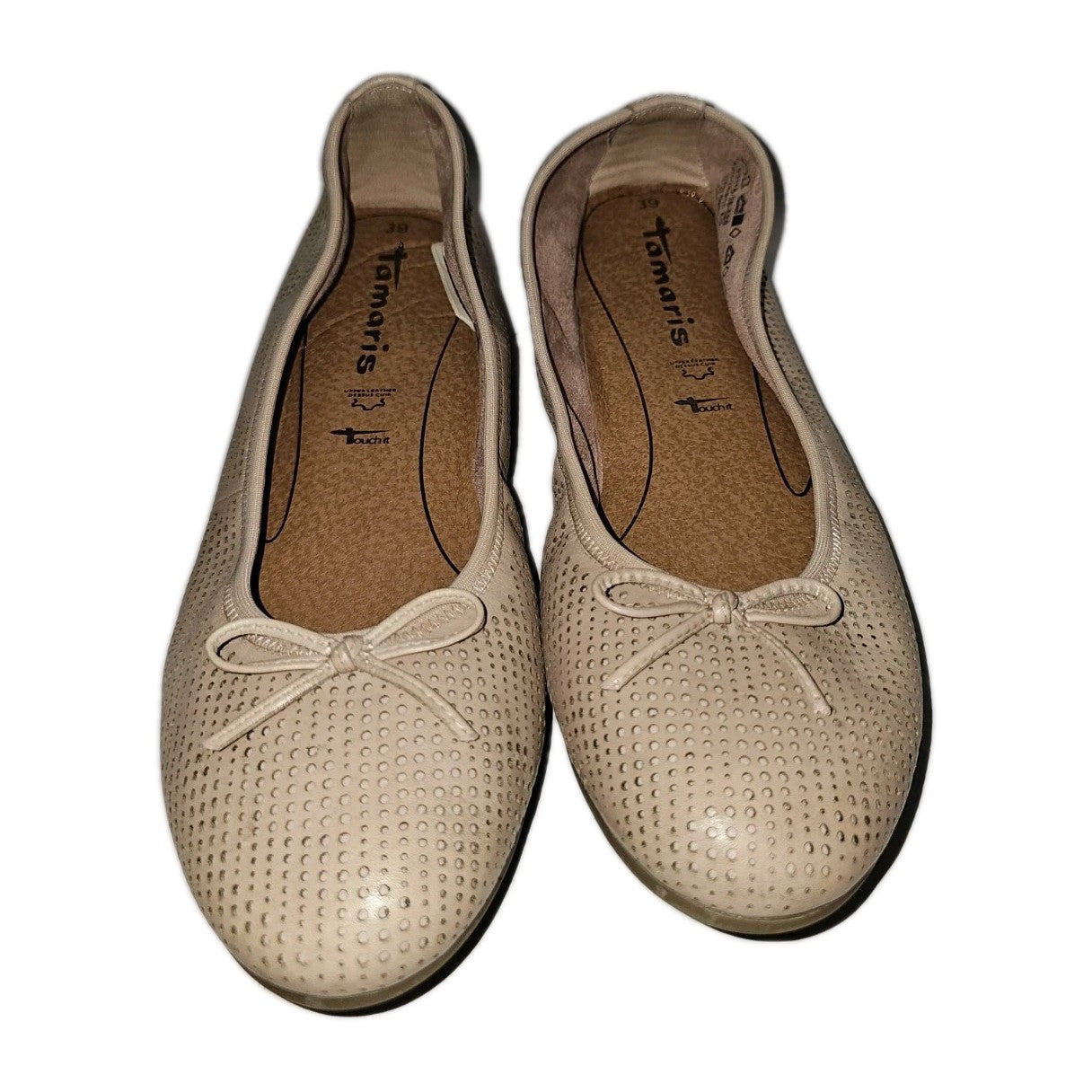 ES832 Damen Ballerina Schuh von Tamaris, rosa, Gr.391