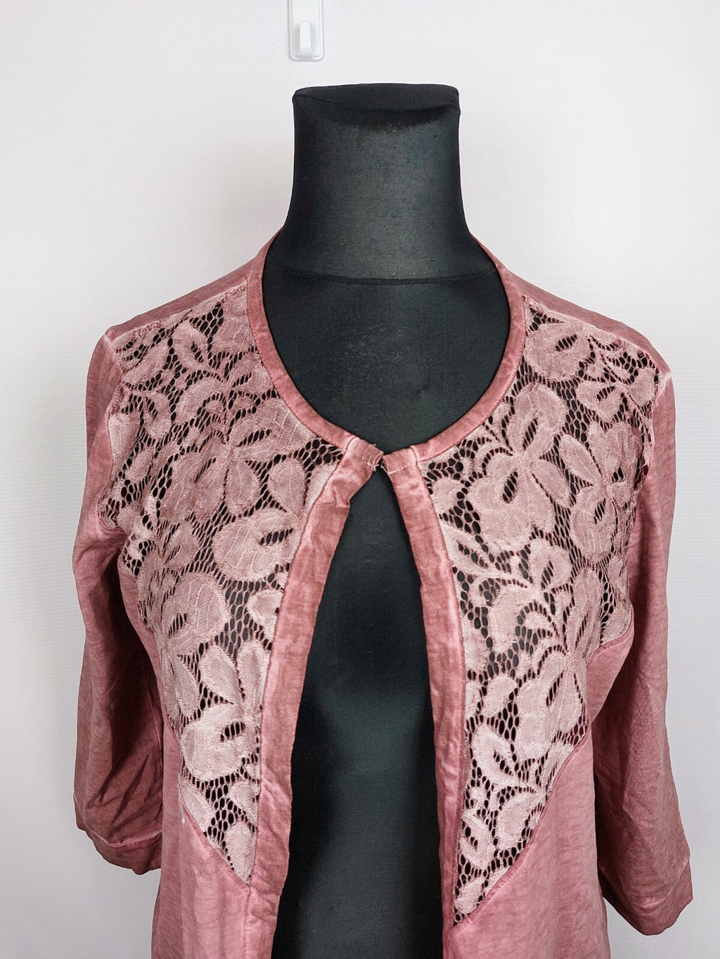 EK4568 Damen Jerseyjäckchen von Laura Torelli, altrosa, Gr. L1