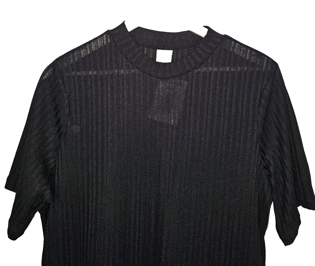 EK8232 Damen Tshirt von H&M  Schwarz, Gr. XL1