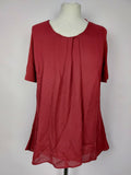 EK4217 Damen Blusenshirt von Sheego, Rubinrot, Gr. 400