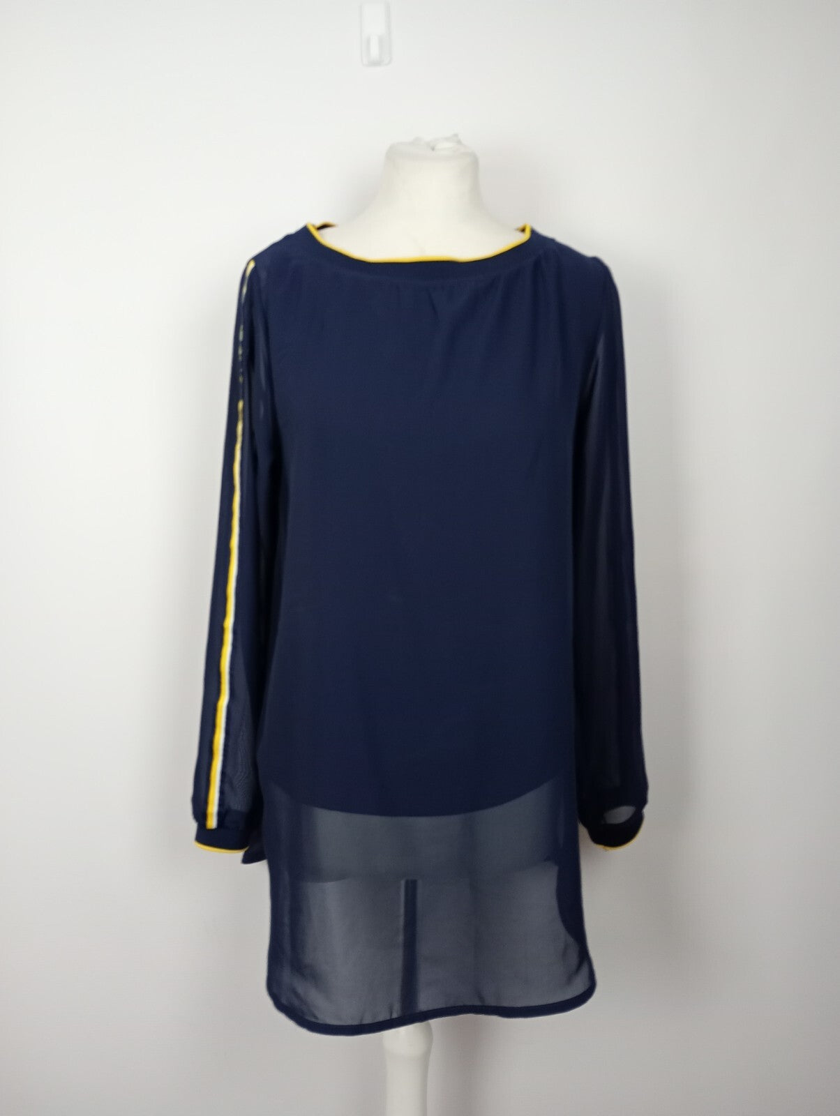 EK5129 Damen Oberteil von essentials by Tchibo, dunkelblau/gelb, Gr. 380