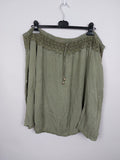 EK4324 Damen Bluse von UNICA, blassgrün, Gr. XL0