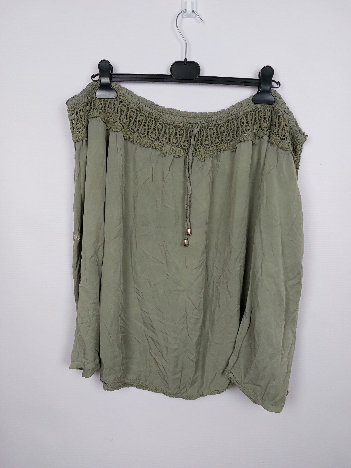 EK4324 Damen Bluse von UNICA, blassgrün, Gr. XL0