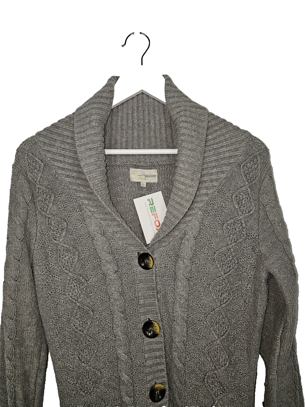 EK7143 Damen Strickjacke von Magal, Grau, Gr.L1